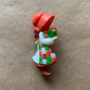 Vintage Holly Hobbie 80s Pin Brooch